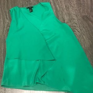 Green sleeveless top